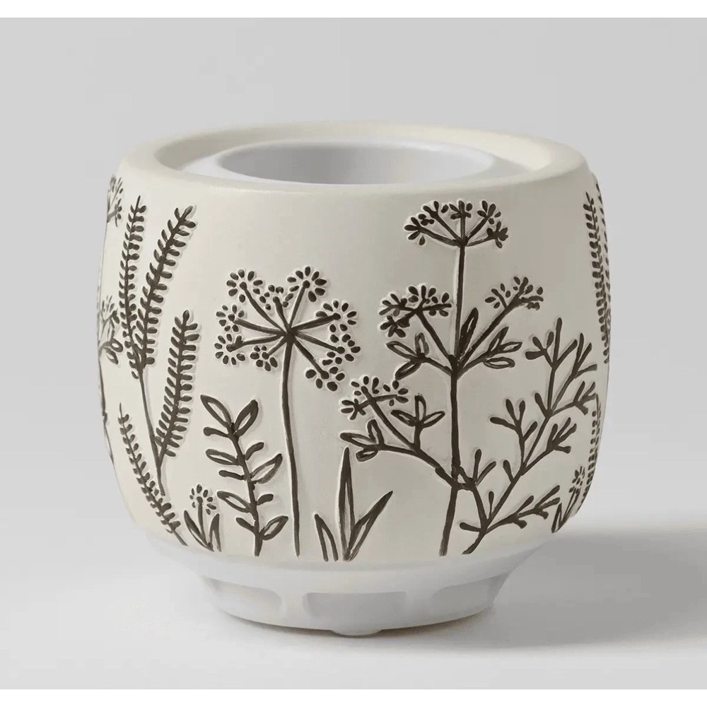 Scentsy Tabletop Fan Diffuser Dandelion Daze Ceramic Floral Garden Theme New